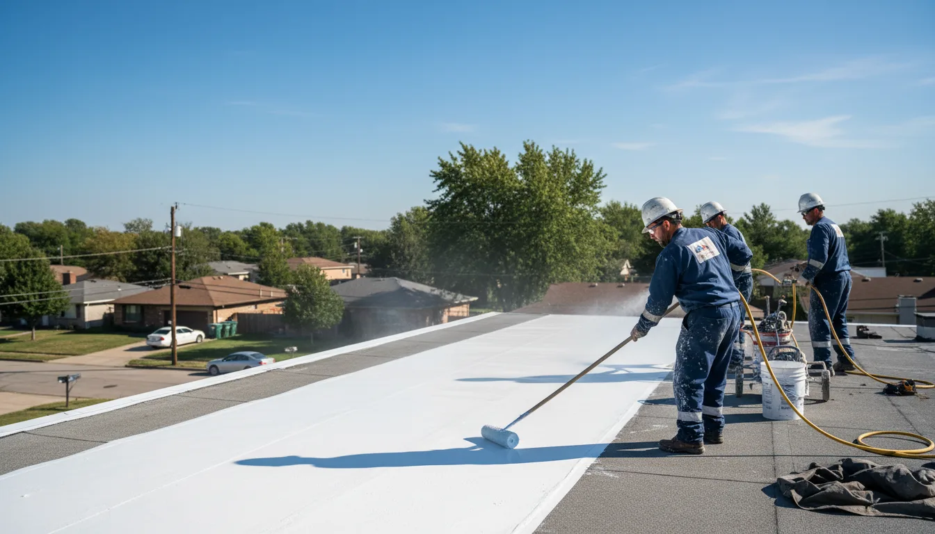 Commercial roof coating in Lamesa, TX near me